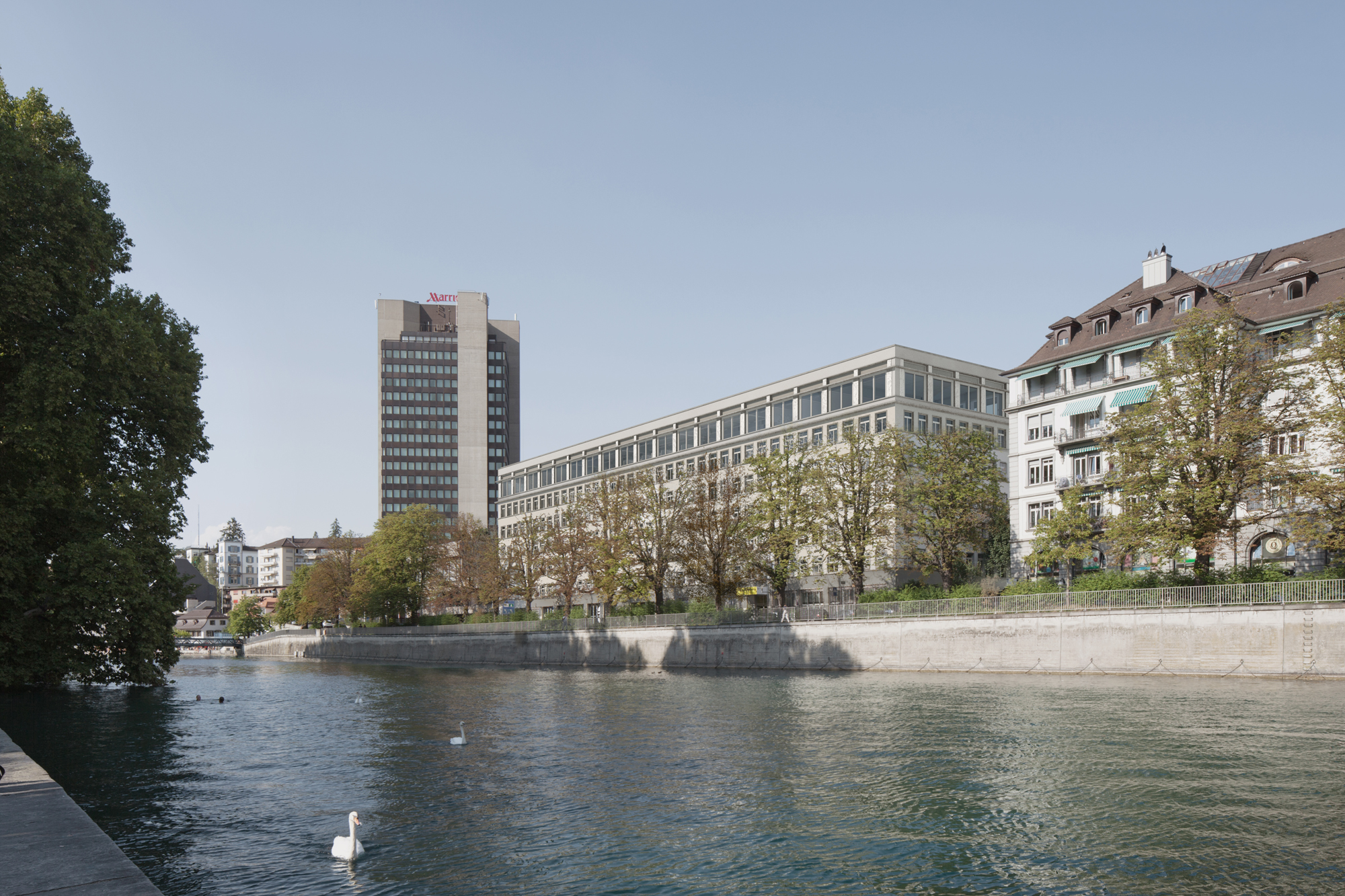 Aussenansicht Amtshaus Walche (Visualisierung © ARGE Meili Peter Partner Architekten AG & HSSP AG, Zürich)